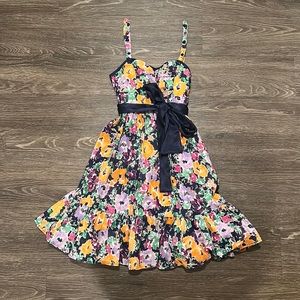 Candie’s Sweetheart Floral Print Dress